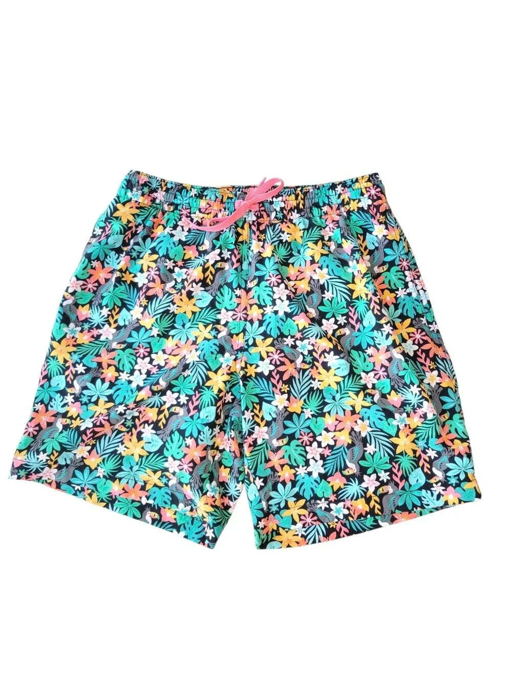 Chubbies The Bloomerangs 7” Swim Trunks Parrot Mens Medium